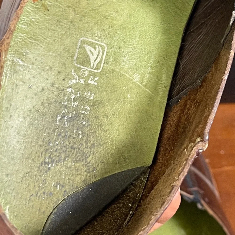 Sperry‎ Top Sider STS10276 Brown Leather Loafers Casual Slip On Shoes Men's 11 M